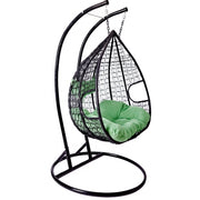Leagan tip cuib DeHome Terra 730 dublu cu suport inclus, perna, manere, greutate suportata 250 kg
