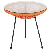 Set masa si scaune tip ou DeHome Jardin A13, 2 fotolii, masa, design modern