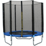 Trambulina DeHome Jumper 1006, diametru 183 cm, greutate suportata 150 kg, plasa de siguranta din polipropilena, structura din otel galvanizat