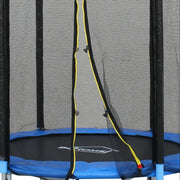 Trambulina DeHome Jumper 1006, diametru 183 cm, greutate suportata 150 kg, plasa de siguranta din polipropilena, structura din otel galvanizat