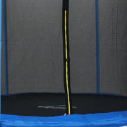 Trambulina DeHome Jumper 1008, diametru 244 cm, greutate suportata 150 kg, cu plasa de siguranta si protectie arcuri din spuma si polietilena, cadru otel