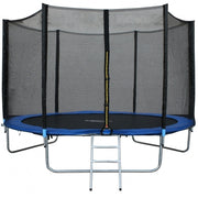 Trambulina DeHome Jumper 1010, diametru 305 cm, cu plasa de siguranta exterioara si protectie arcuri incluse, structura otel robusta