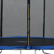 Trambulina DeHome Jumper 1010, diametru 305 cm, cu plasa de siguranta exterioara si protectie arcuri incluse, structura otel robusta