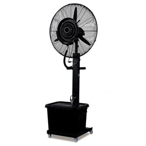 Ventilator cu pulverizare apa DeHome Fresh 65, diametru elice 65 cm, putere motor 260W, rezervor 40 L, racire pana la 7°C, autonomie 8 ore