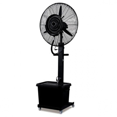 Ventilator cu pulverizare apa DeHome Fresh 65, diametru elice 65 cm, putere motor 260W, rezervor 40 L, racire pana la 7°C, autonomie 8 ore