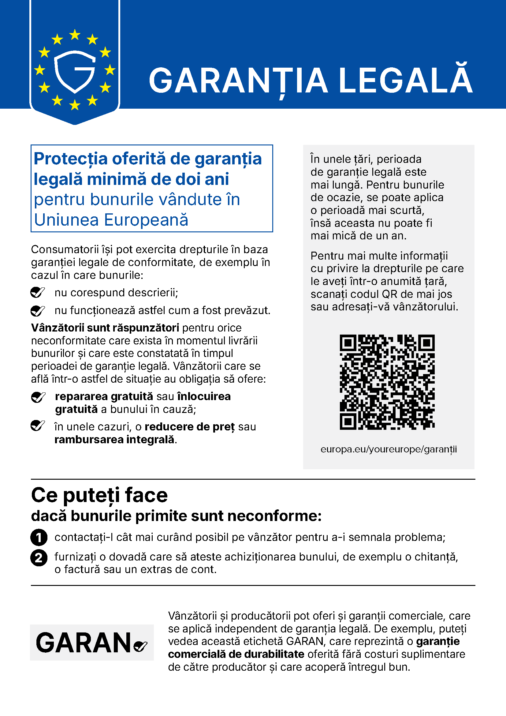 GARANȚIA LEGALĂ